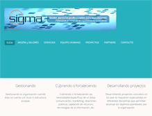 Tablet Screenshot of gruposigma.com